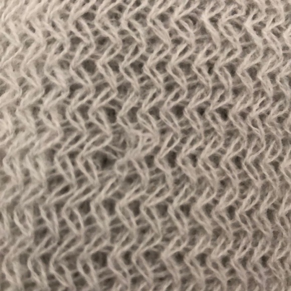 Mark and Graham Gray Fringe Blanket - Picture 4 of 4